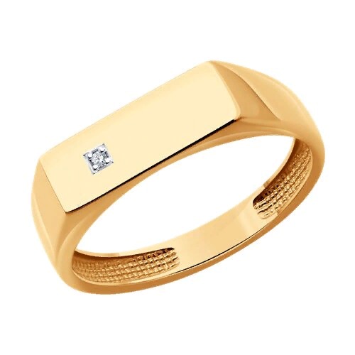 Кольцо, золото, бриллиант, 51-212-02545-1